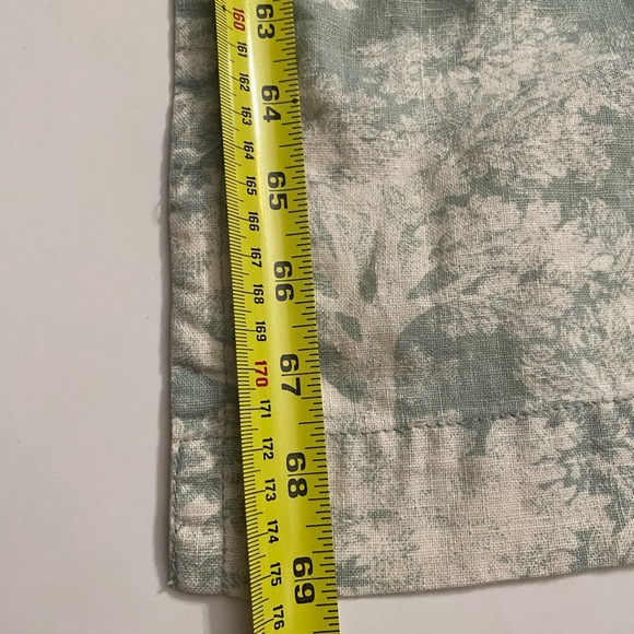 Pottery Barn MATINE TOILE Shower Curtain PORCELAIN BLUE FRENCH LIGHT GREEN - Picture 3 of 13